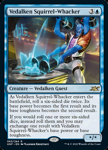 Vedalken Squirrel-Whacker [Unfinity] Magic: The Gathering