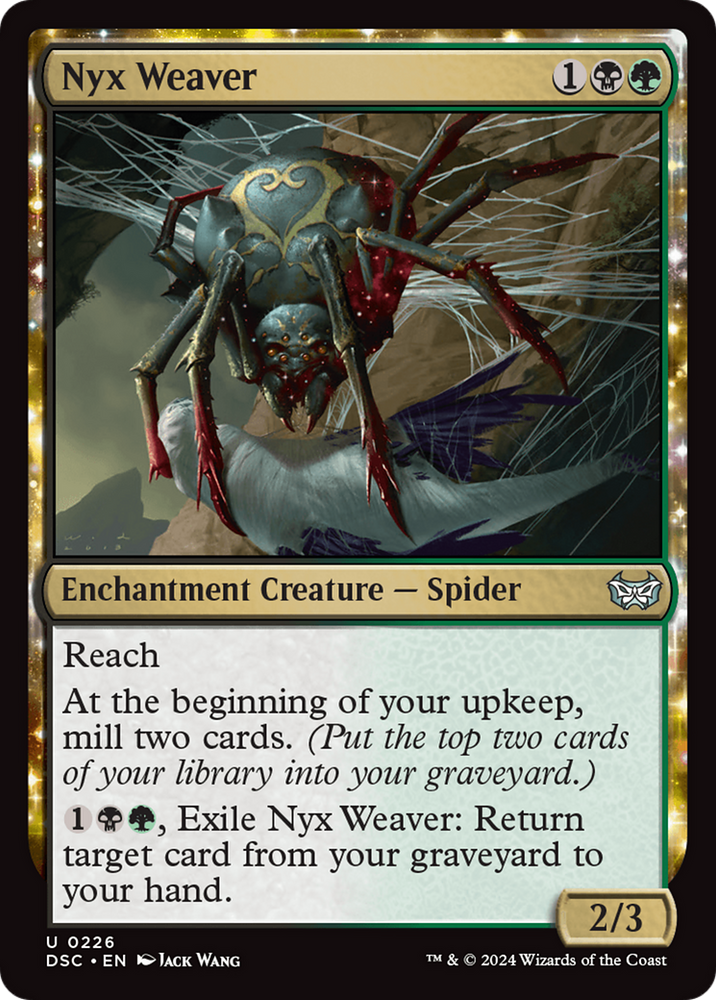 Nyx Weaver [Duskmourn: House of Horror Commander] Magic: The Gathering