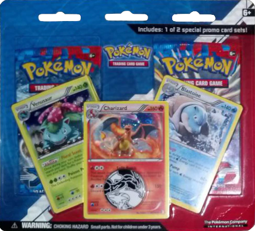 XY - 2-Pack Blister (Kanto Trio) (Red/Blue Cardboard) Pokémon