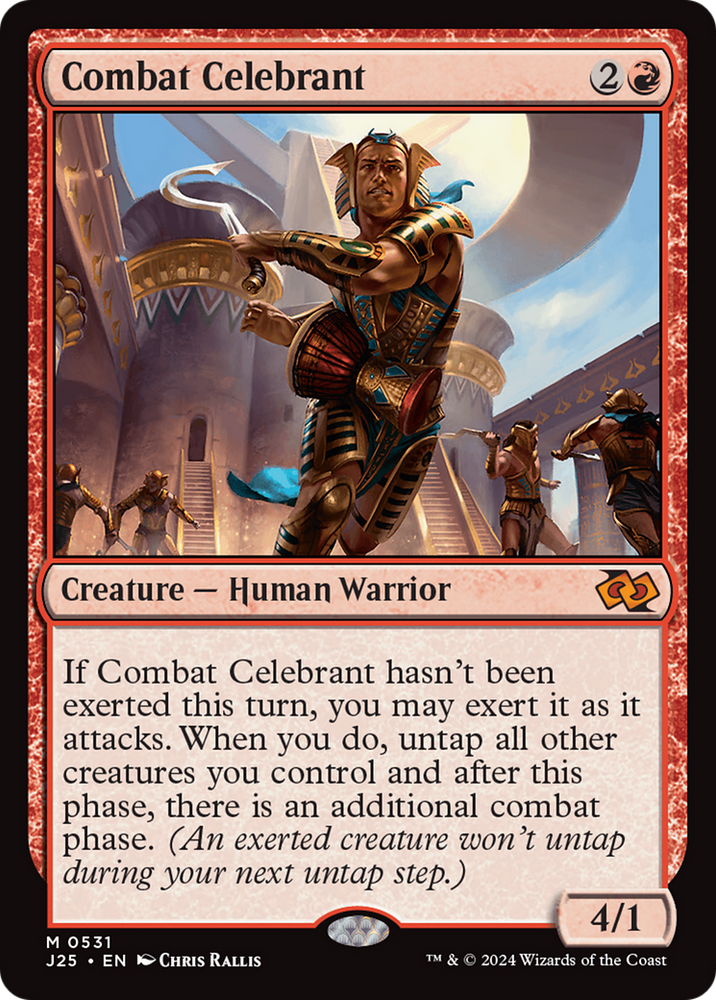 Combat Celebrant [Foundations Jumpstart] Magic: The Gathering