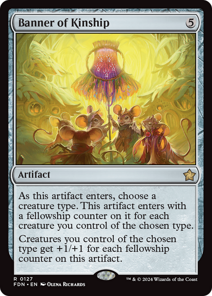 Banner of Kinship [Foundations] Magic: The Gathering