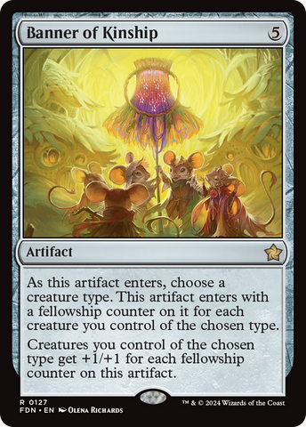 Banner of Kinship [Foundations] Magic: The Gathering