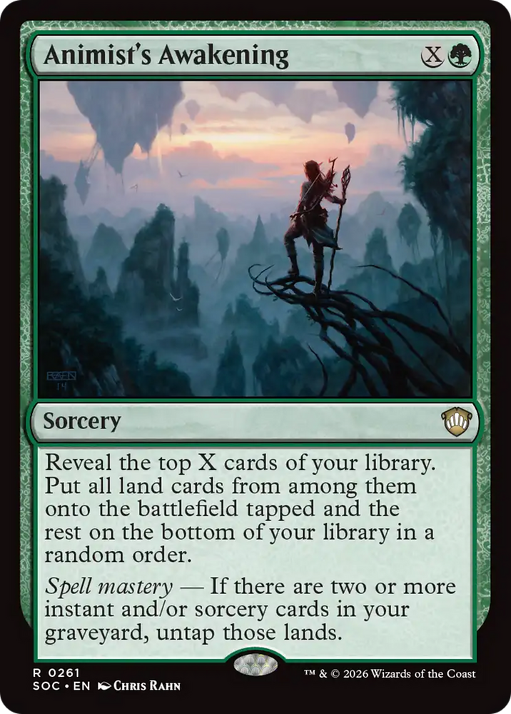 Animist's Awakening [Secrets of Strixhaven Commander] Magic: The Gathering