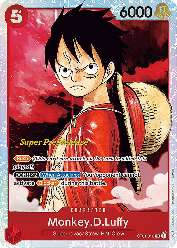 Monkey.D.Luffy (012) [Super Pre-Release Starter Deck: Straw Hat Crew] Bandai