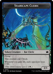 Squirrel // Starscape Cleric Double-Sided Token [Bloomburrow Tokens] Magic: The Gathering