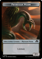 Eldrazi Spawn // Phyrexian Wurm (0018) Double-Sided Token [Modern Horizons 3 Tokens] Magic: The Gathering