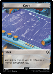 Treasure (0018) // Copy Double-Sided Token [Fallout Tokens] Magic: The Gathering