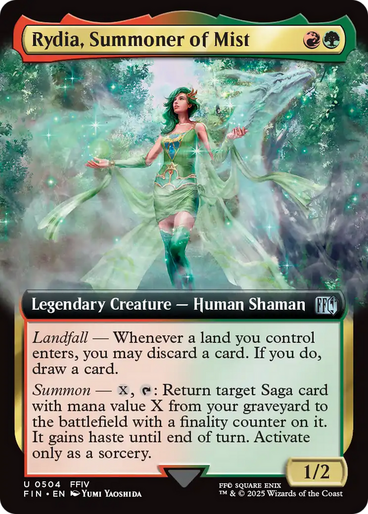 Rydia, Summoner of Mist (Extended Art) [FINAL FANTASY] Magic: The Gathering