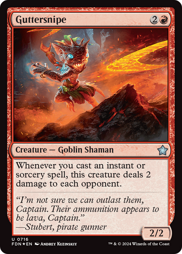 Guttersnipe [Foundations] Magic: The Gathering