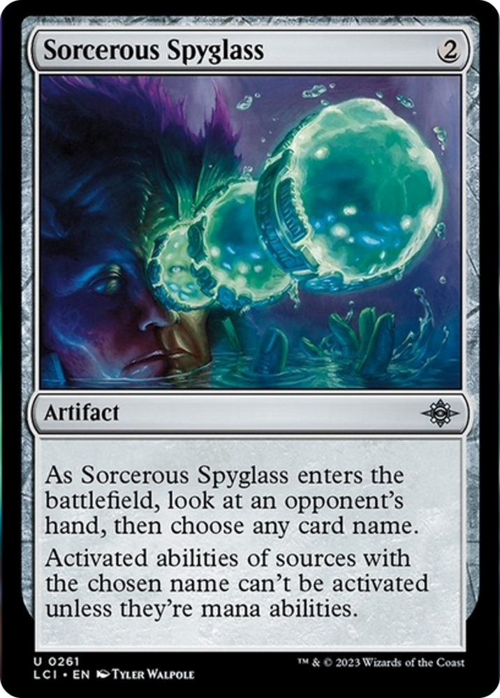 Sorcerous Spyglass [The Lost Caverns of Ixalan] Magic: The Gathering