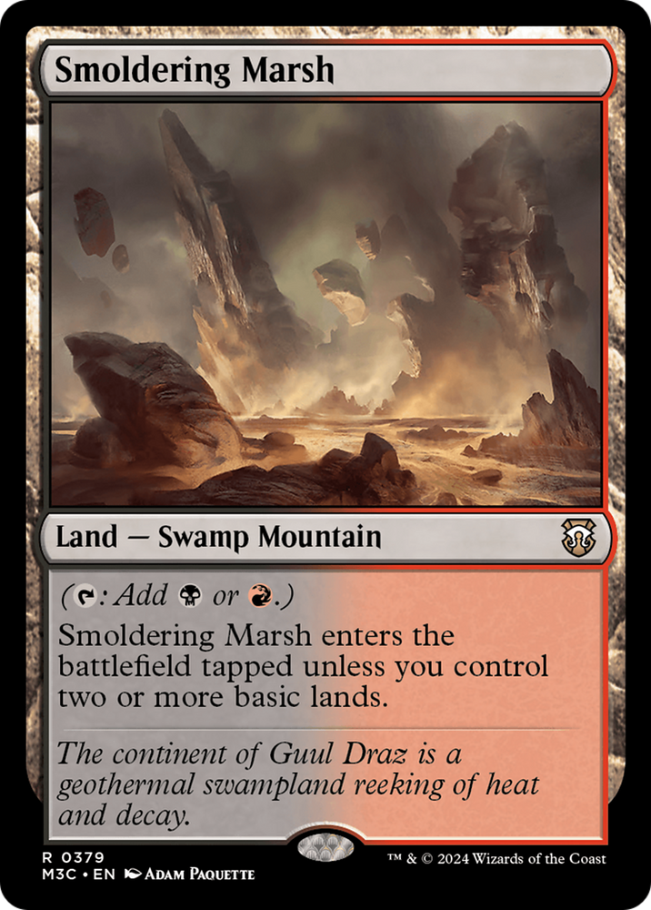 Smoldering Marsh [Modern Horizons 3 Commander] Magic: The Gathering