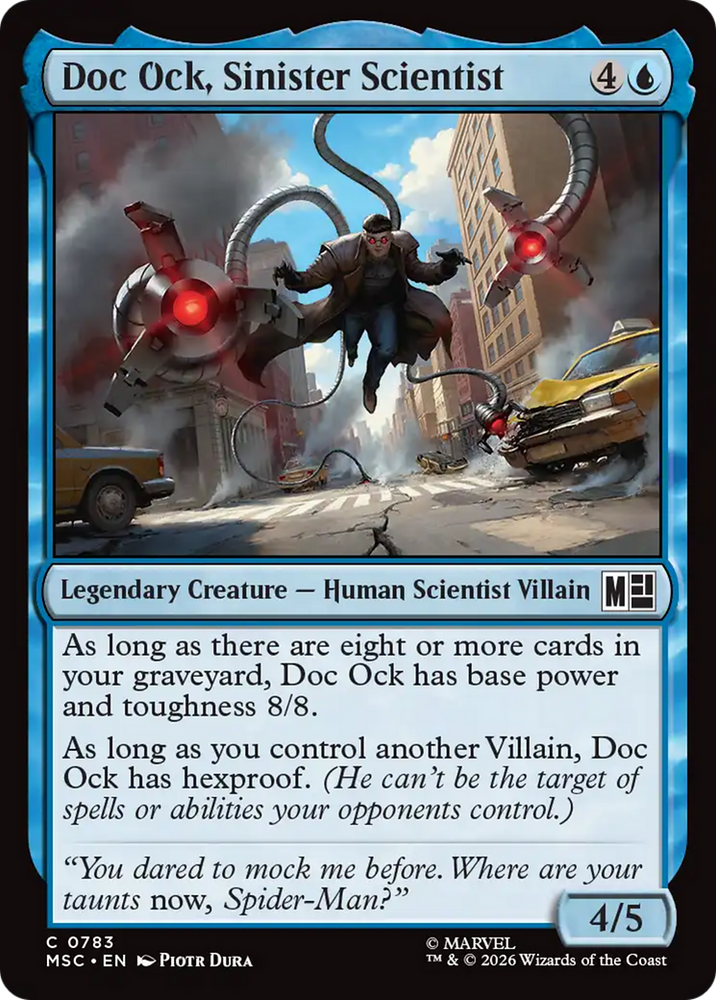 Doc Ock, Sinister Scientist [Marvel Super Heroes Commander] Magic: The Gathering