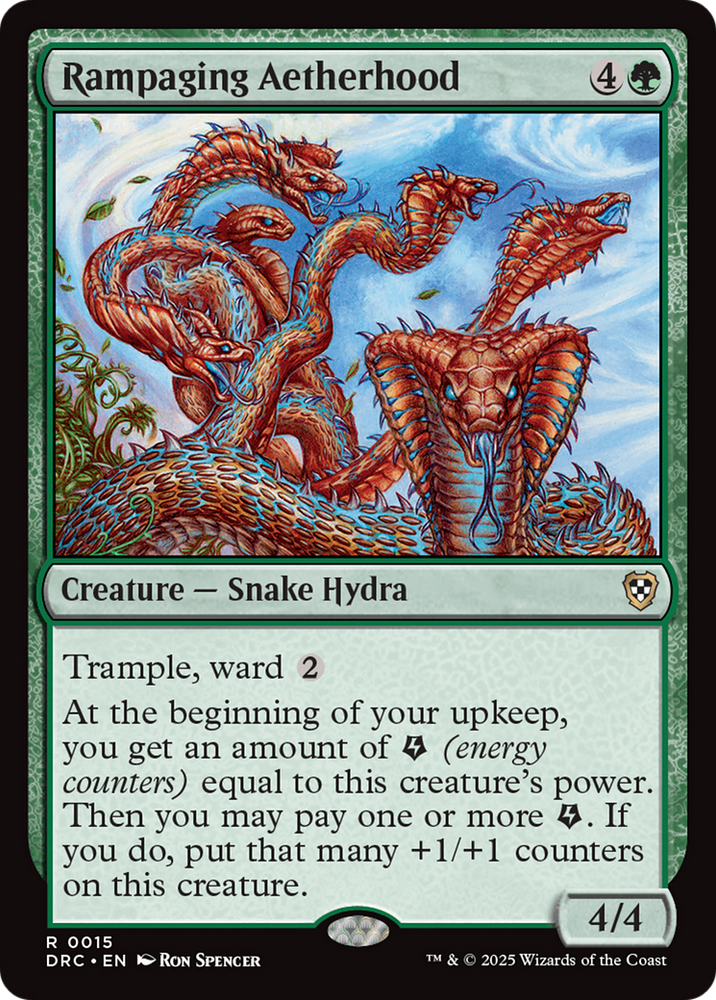 Rampaging Aetherhood [Aetherdrift Commander] Magic: The Gathering