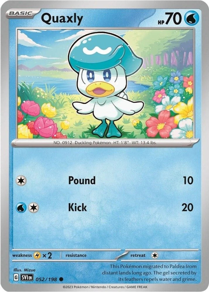 Quaxly (052/198) (Paldea Collection) [Scarlet & Violet: Base Set] Pokémon