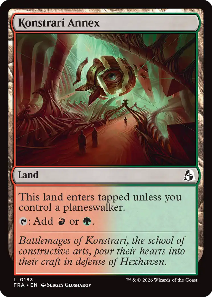 Konstrari Annex [Reality Fracture] Magic: The Gathering