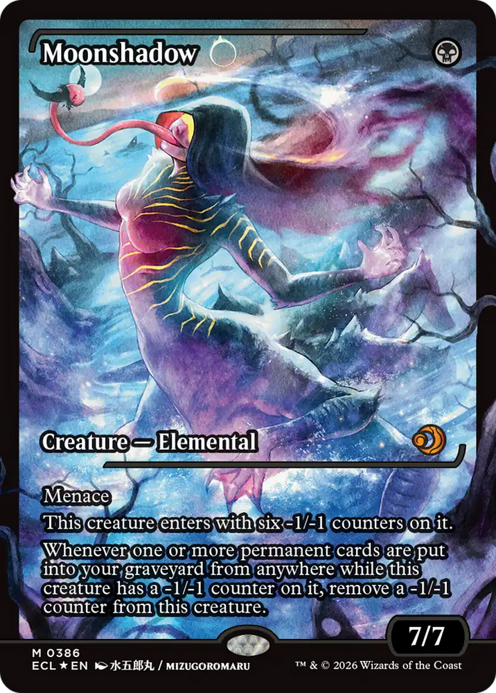 Moonshadow (0386) (Showcase) [Lorwyn Eclipsed] Magic: The Gathering