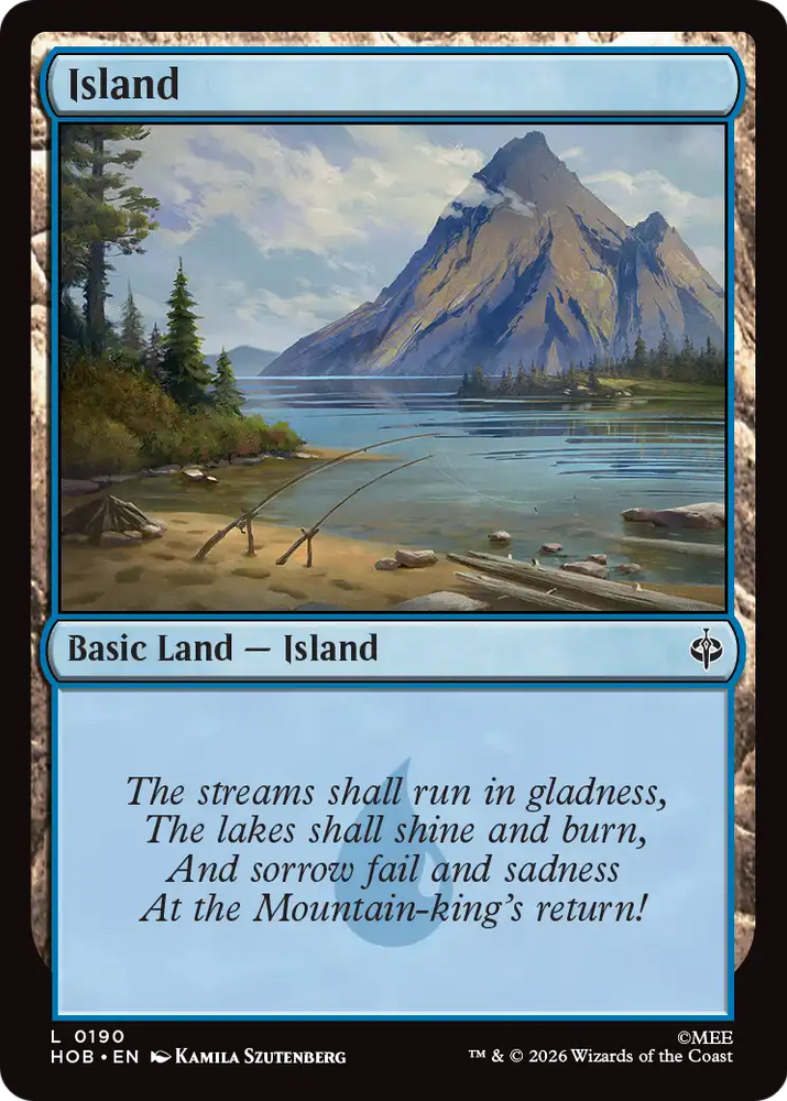 Island (0190) [The Hobbit] Magic: The Gathering