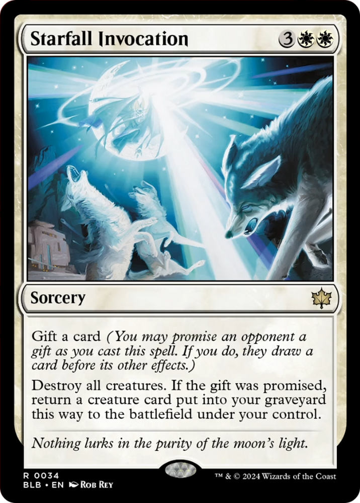 Starfall Invocation [Bloomburrow] Magic: The Gathering