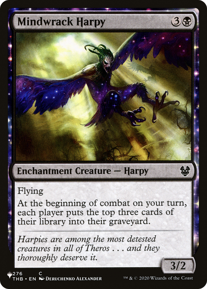 Mindwrack Harpy [The List] Magic: The Gathering