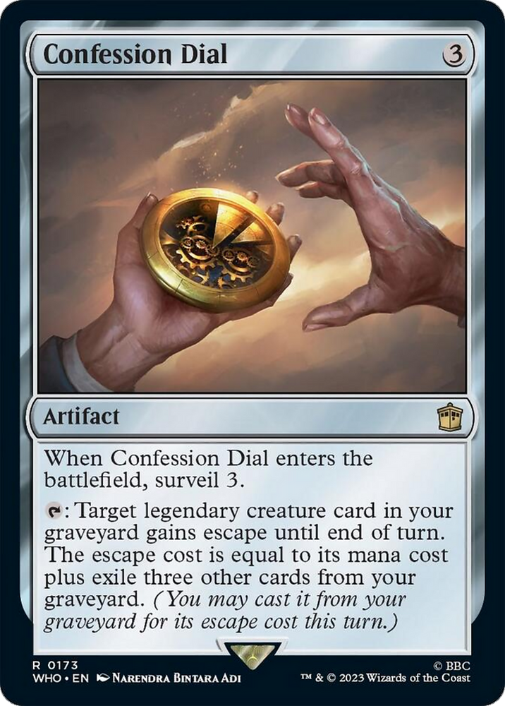 Confession Dial [Doctor Who] Magic: The Gathering