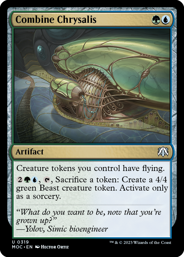 Combine Chrysalis [March of the Machine Commander] Magic: The Gathering