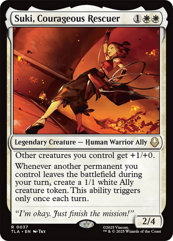 Suki, Courageous Rescuer [Avatar: The Last Airbender] Magic: The Gathering