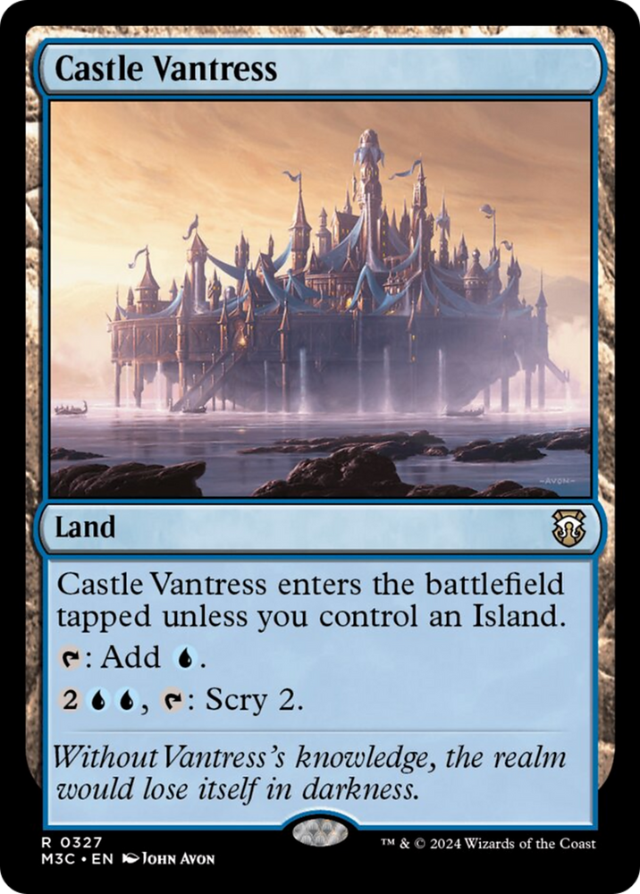 Castle Vantress (Ripple Foil) [Modern Horizons 3 Commander] Magic: The Gathering