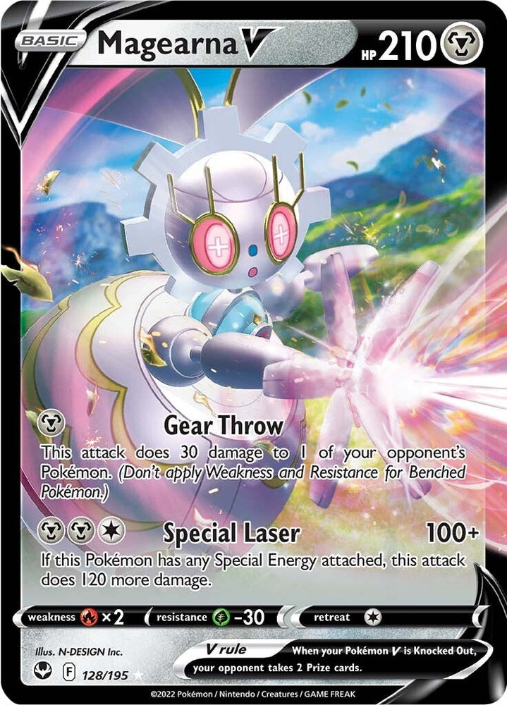 Magearna V (128/195) [Sword & Shield: Silver Tempest] Pokémon