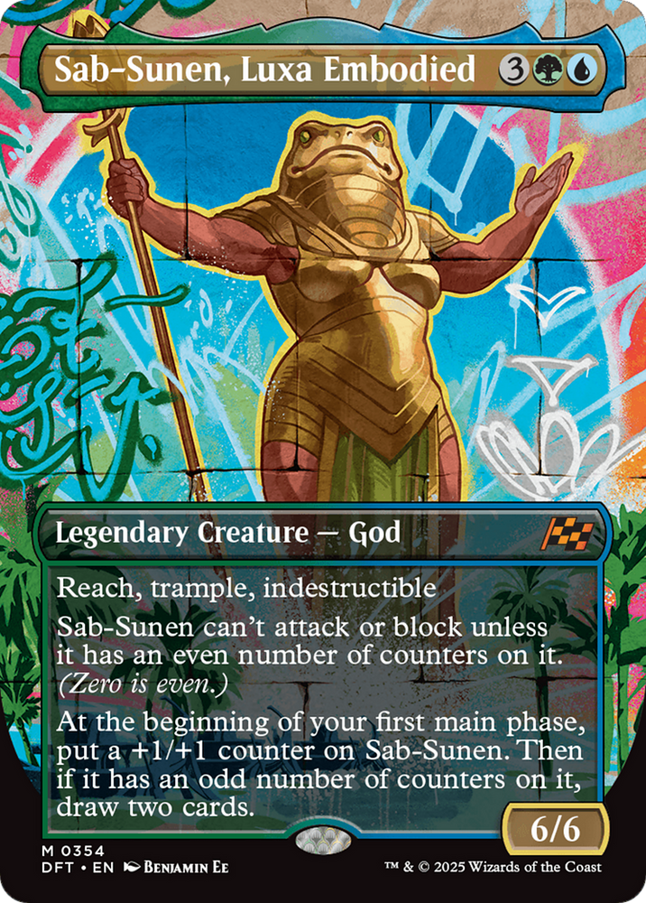 Sab-Sunen, Luxa Embodied (Borderless) [Aetherdrift] Magic: The Gathering