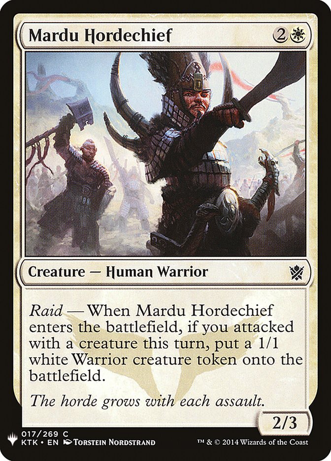 Mardu Hordechief [Mystery Booster] Magic: The Gathering