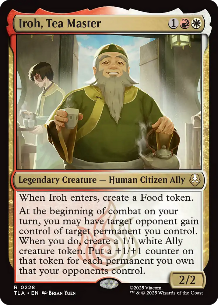 Iroh, Tea Master [Avatar: The Last Airbender] Magic: The Gathering