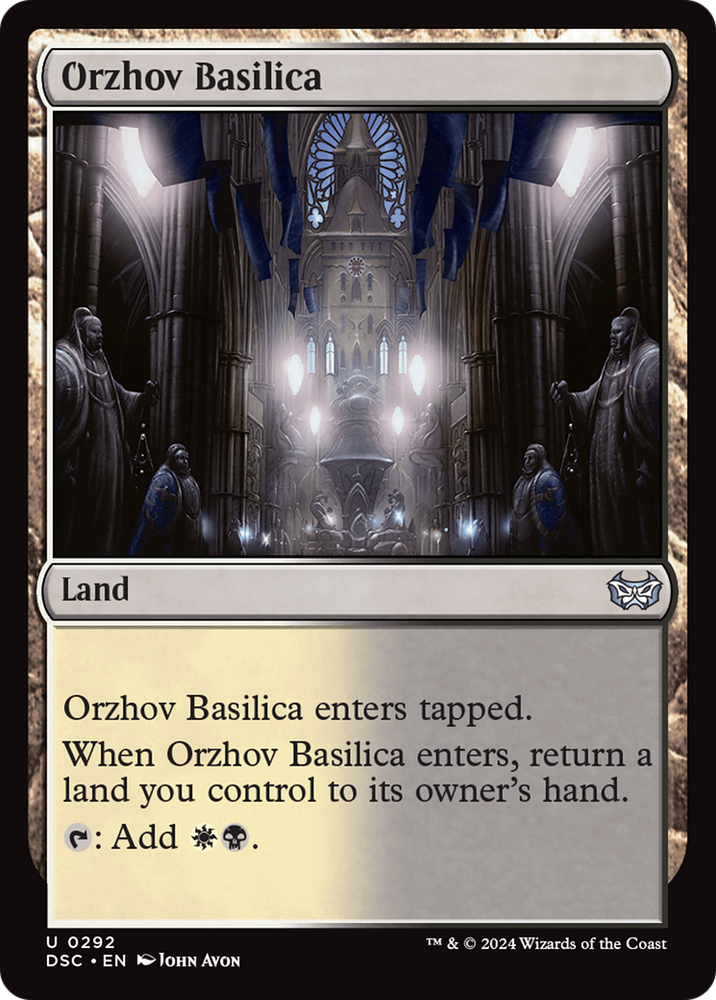 Orzhov Basilica [Duskmourn: House of Horror Commander] Magic: The Gathering