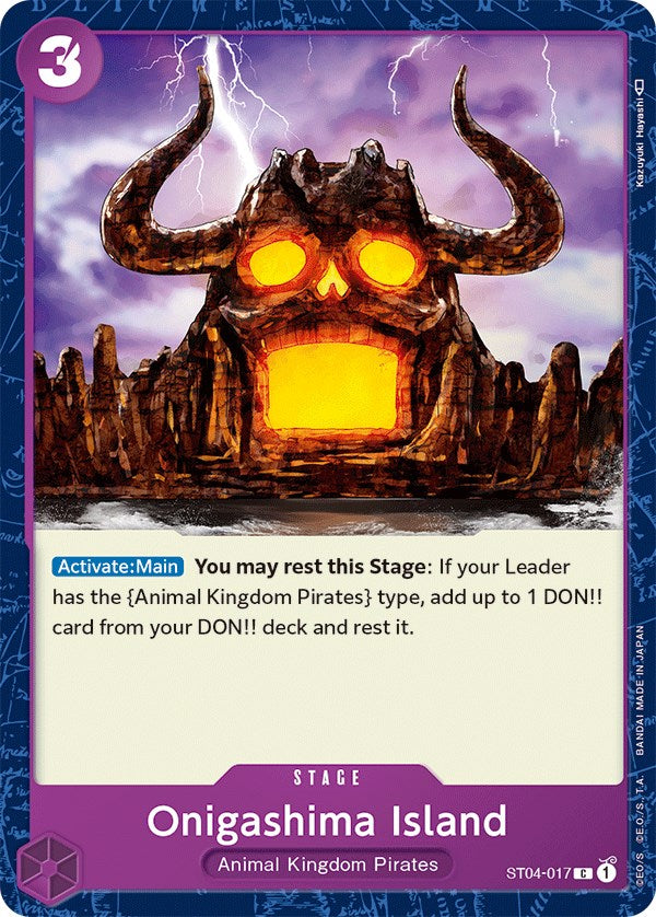 Onigashima Island [Starter Deck: Animal Kingdom Pirates] Bandai
