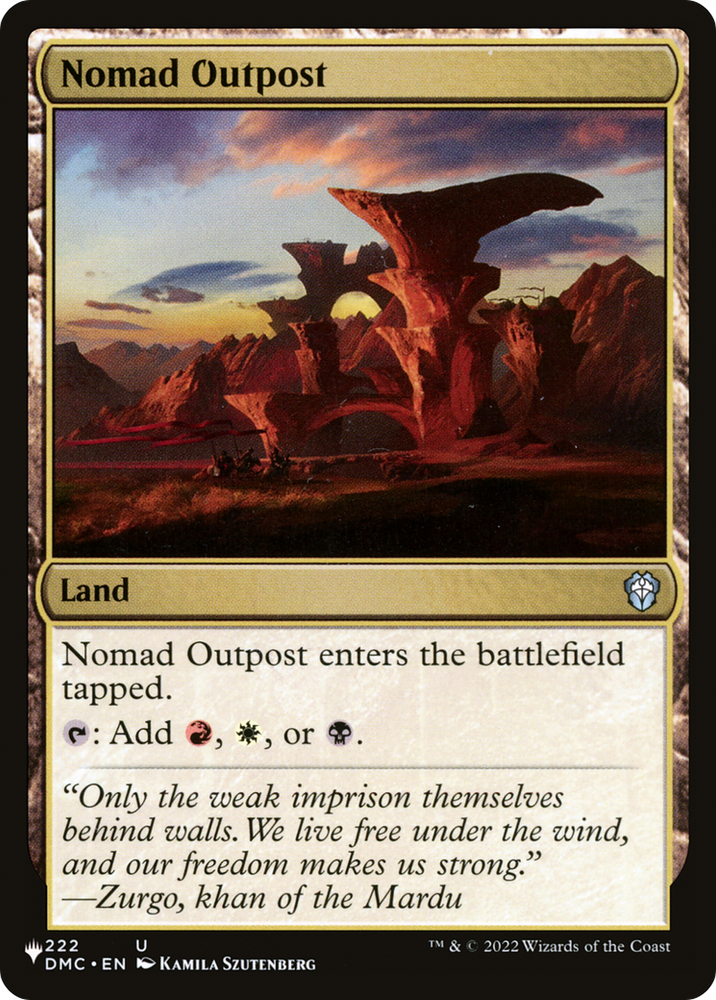 Nomad Outpost [The List] Magic: The Gathering