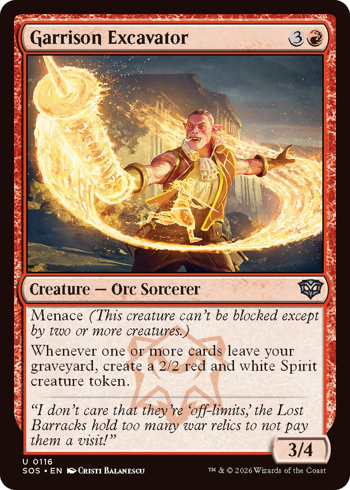 Garrison Excavator [Secrets of Strixhaven] Magic: The Gathering