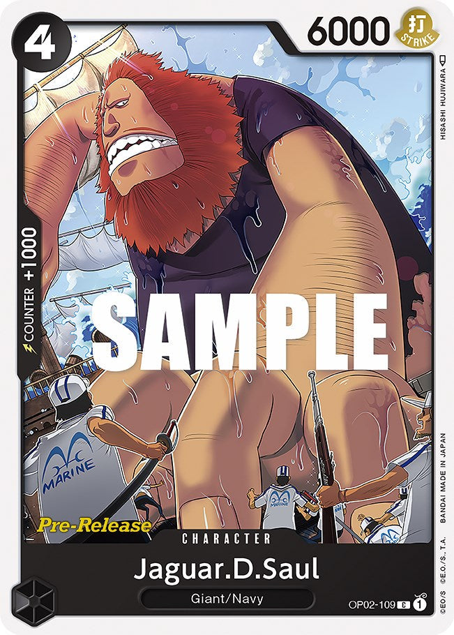 Jaguar.D.Saul [Paramount War Pre-Release Cards] Bandai
