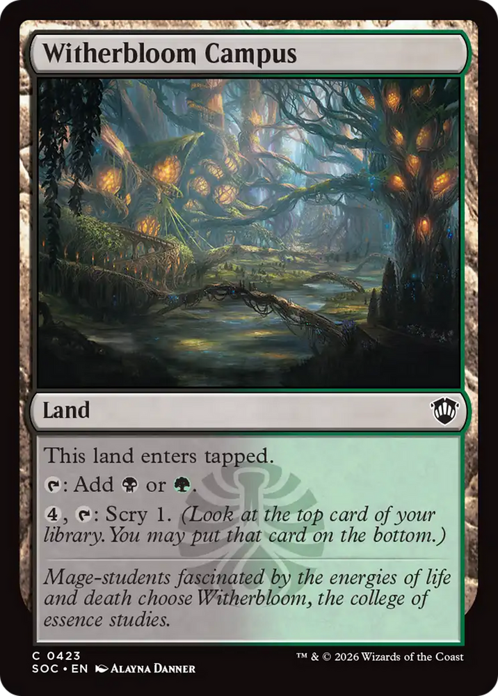 Witherbloom Campus [Secrets of Strixhaven Commander] Magic: The Gathering