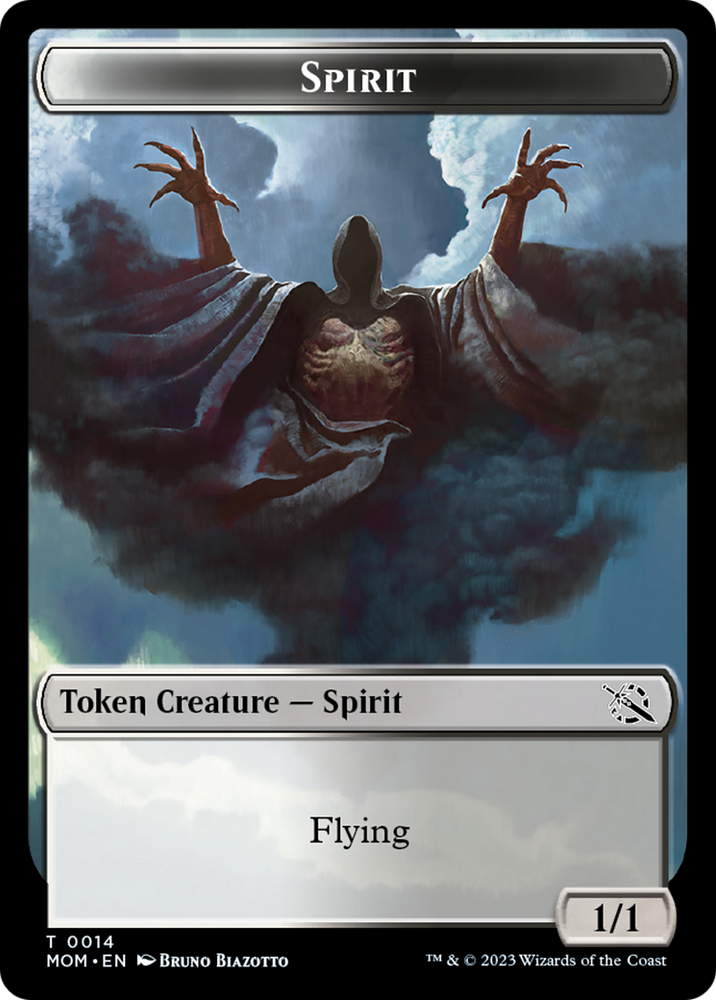Spirit Token [March of the Machine Tokens] Magic: The Gathering