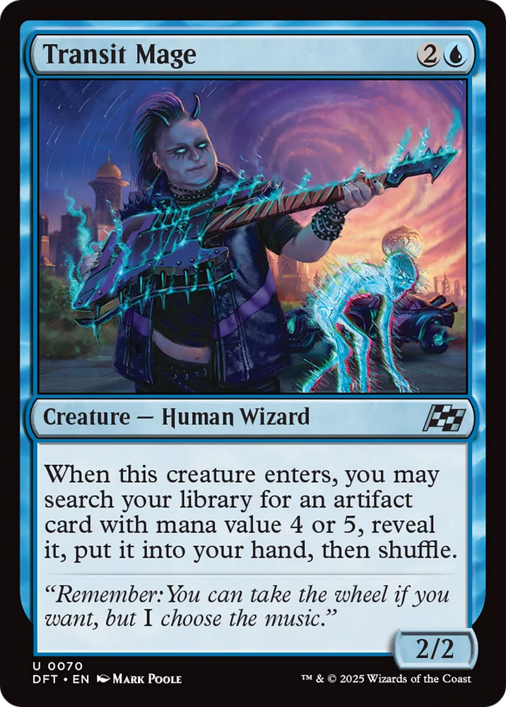 Transit Mage [Aetherdrift] Magic: The Gathering