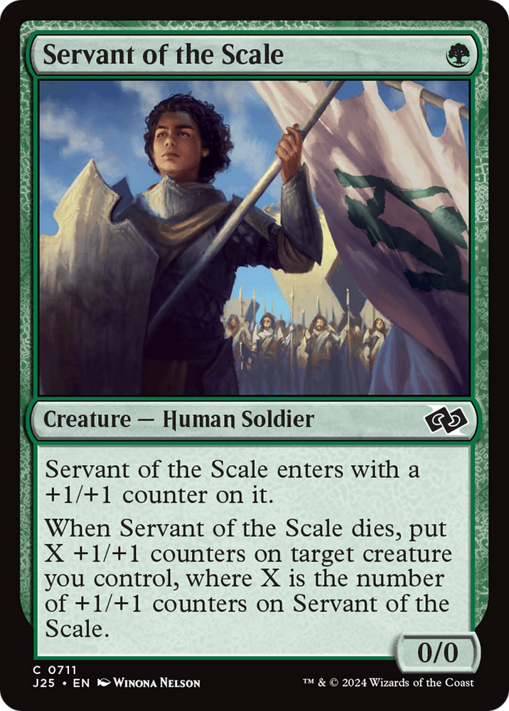 Servant of the Scale [Foundations Jumpstart] Magic: The Gathering