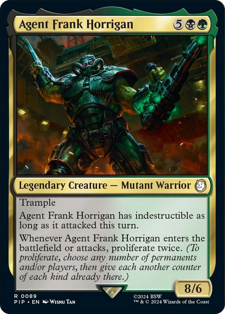 Agent Frank Horrigan [Fallout] Magic: The Gathering