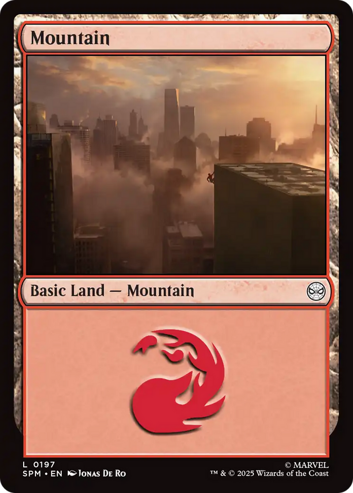Mountain (0197) [Marvel's Spider-Man] Magic: The Gathering