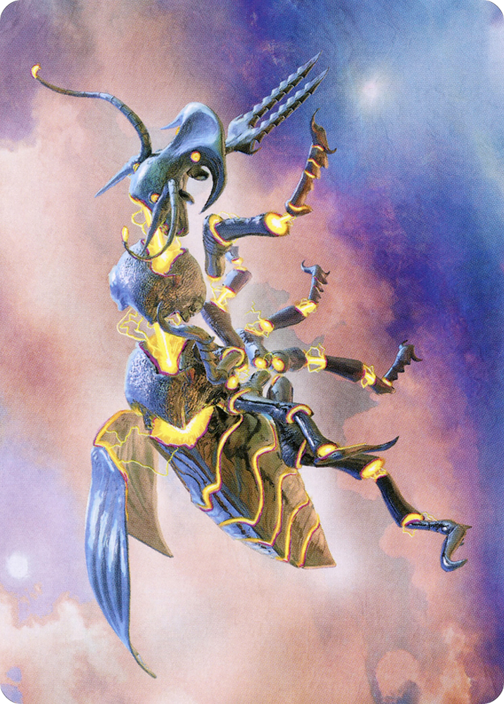 Zabaz, the Glimmerwasp Art Card [Modern Horizons 2 Art Series] Magic: The Gathering