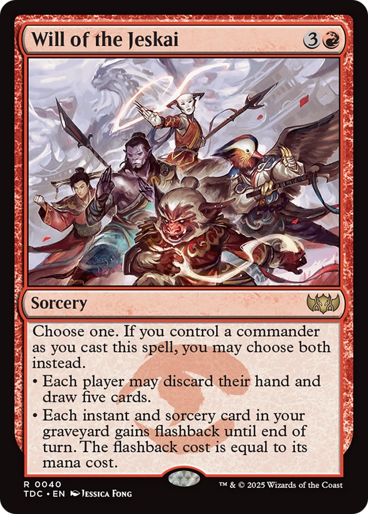 Will of the Jeskai [Tarkir: Dragonstorm Commander] Magic: The Gathering