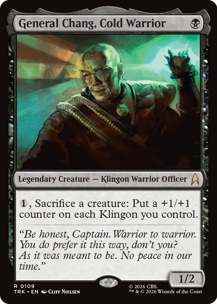 General Chang, Cold Warrior [Star Trek] Magic: The Gathering