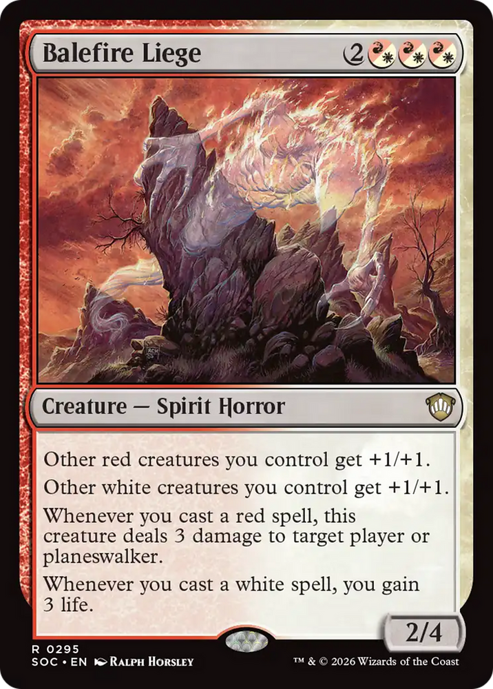Balefire Liege [Secrets of Strixhaven Commander] Magic: The Gathering