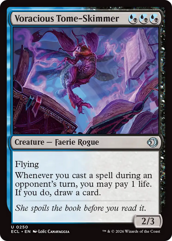 Voracious Tome-Skimmer [Lorwyn Eclipsed] Magic: The Gathering