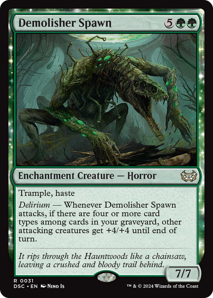 Demolisher Spawn [Duskmourn: House of Horror Commander] Magic: The Gathering