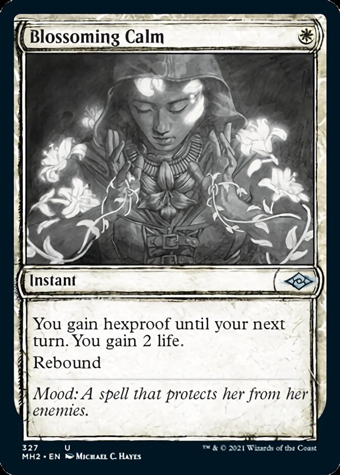 Blossoming Calm (Sketch) [Modern Horizons 2] Magic: The Gathering
