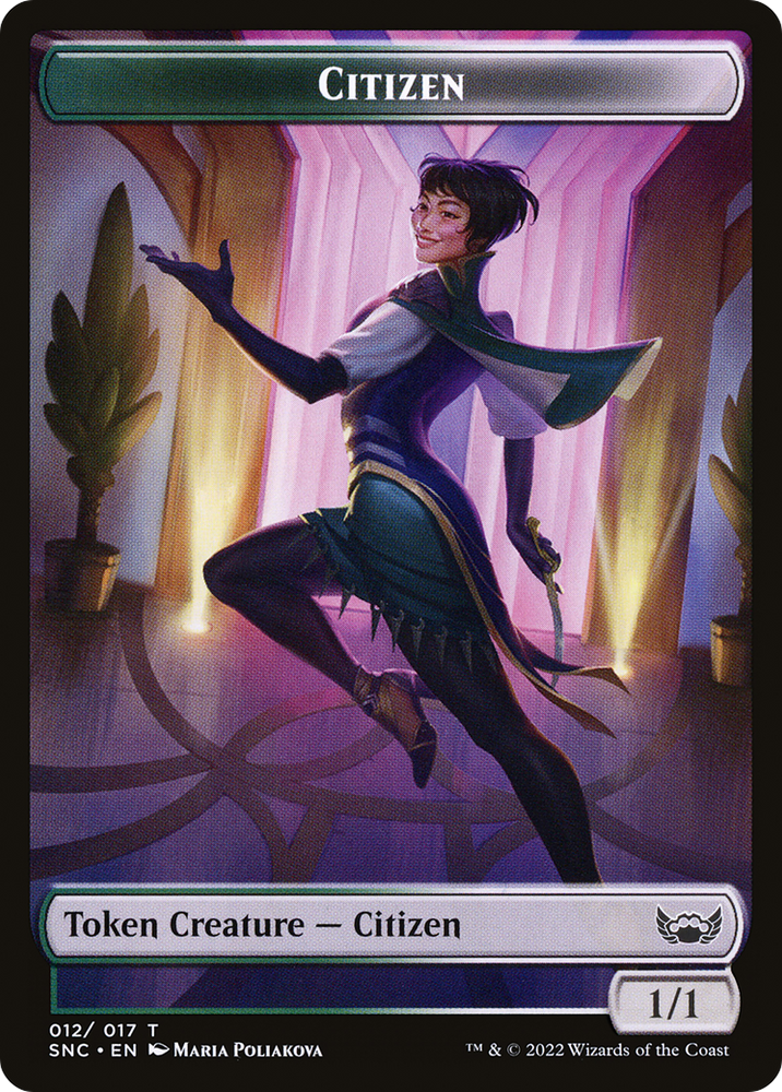 Citizen // Angel Double-Sided Token [The List] Magic: The Gathering
